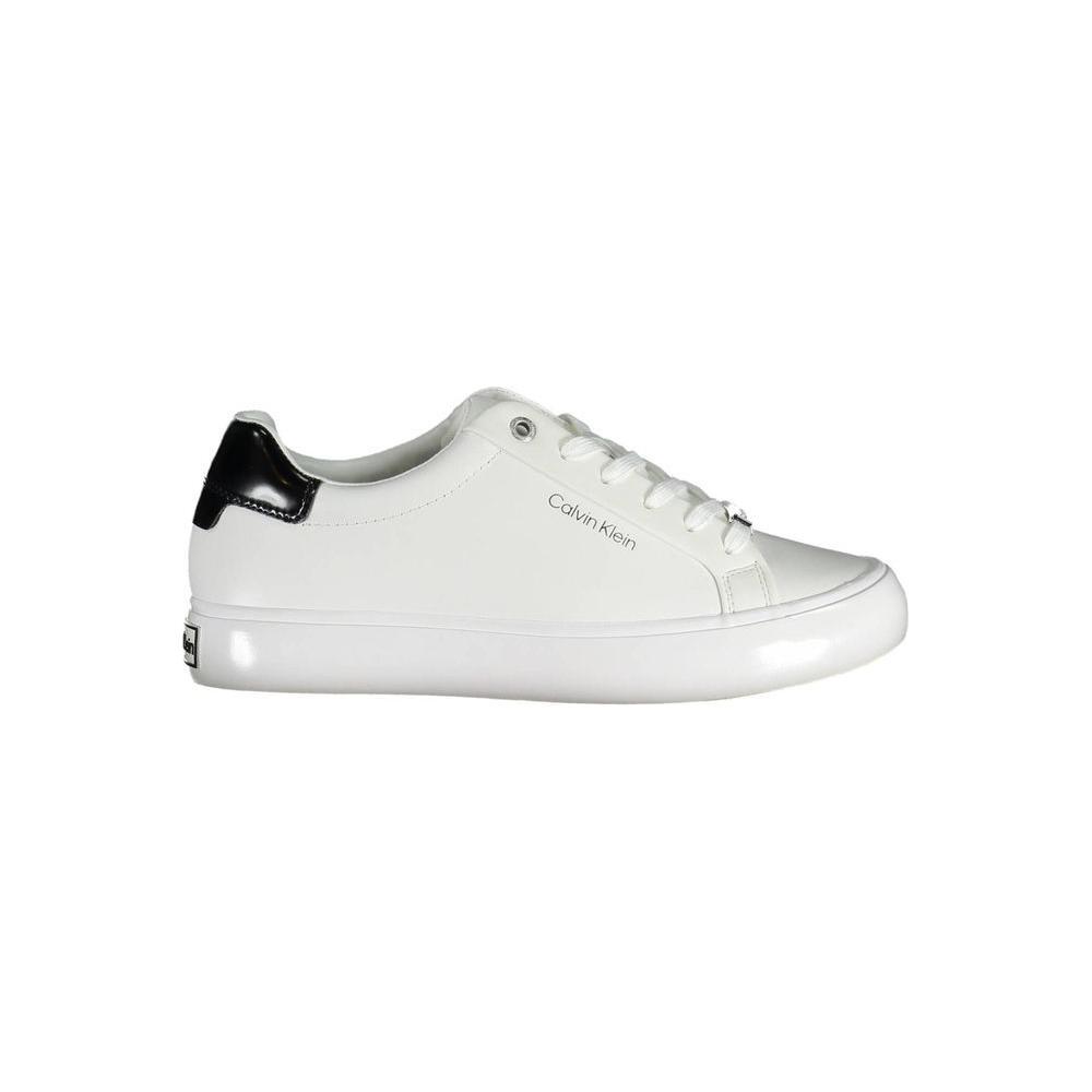 Calvin Klein White Leather Women Sneaker CA-20203-EU38/US8
