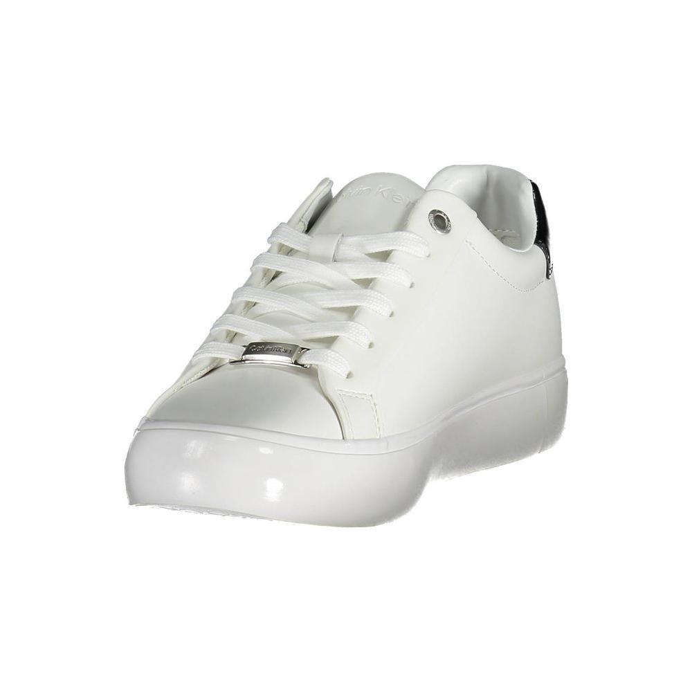 Calvin Klein White Leather Women Sneaker CA-20203-EU38/US8