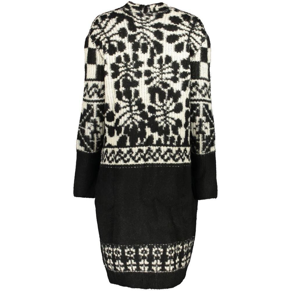 Desigual Chic Long Sleeved Coat with Contrast Details DE-24912-S