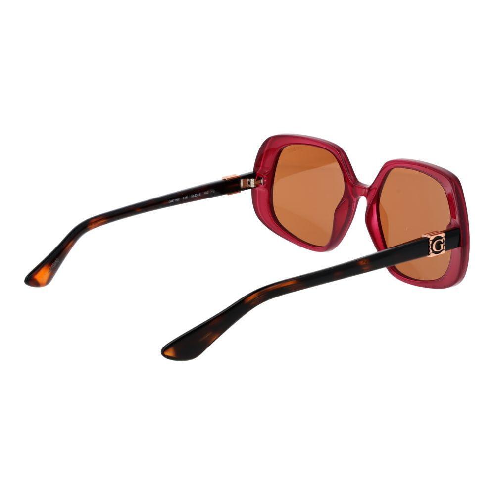 Guess Burgundy Women Sunglass