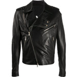 Balmain Black Leather Jacket BA-15439-IT50 | L