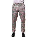 Dolce & Gabbana Multicolor Floral Jacquard Pants PAN76434-44