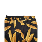 Dolce & Gabbana Black Pasta Print Tapered Men Pants PAN76443-44