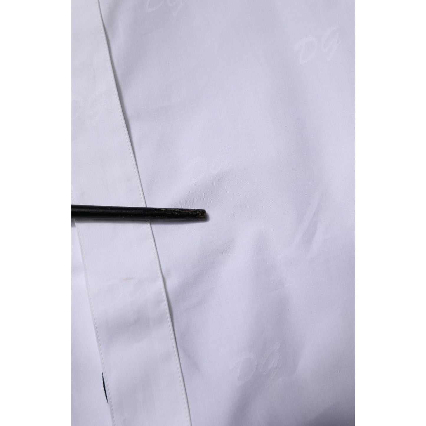 Dolce & Gabbana White GOLD Long Sleeves Dress Formal Shirt TSH906719-39