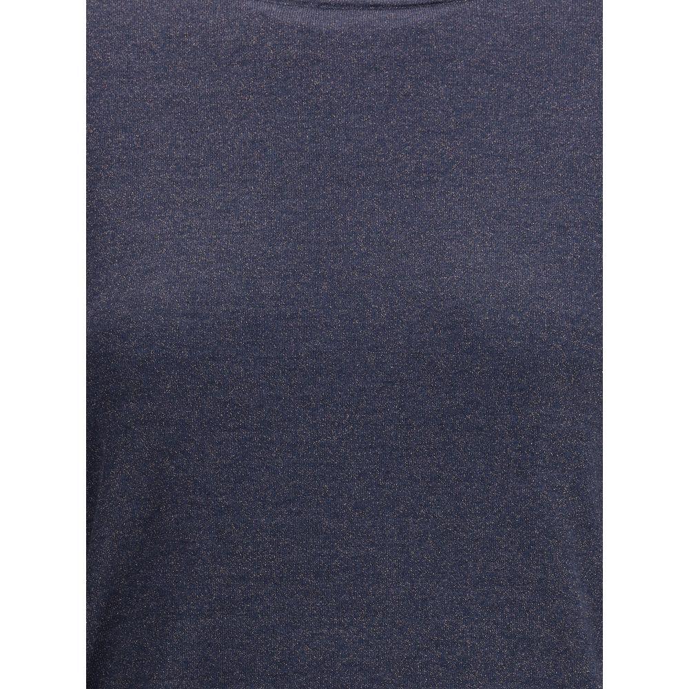 Brunello Cucinelli Long-sleeved lurex Top BR-M41800008PC7186-M
