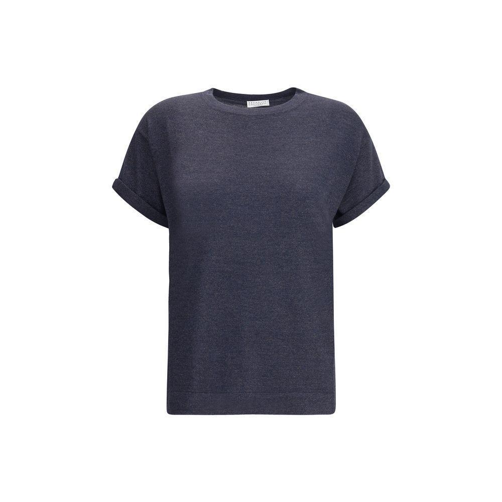 Brunello Cucinelli Lurex T-Shirt BR-M41810000PC7186-M