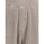 Brunello Cucinelli Ribbed lurex Pants BR-MAZ260299PCXB87-L