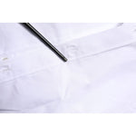 Dolce & Gabbana White Cotton GOLD Long Sleeves Formal Shirt TSH906798-39
