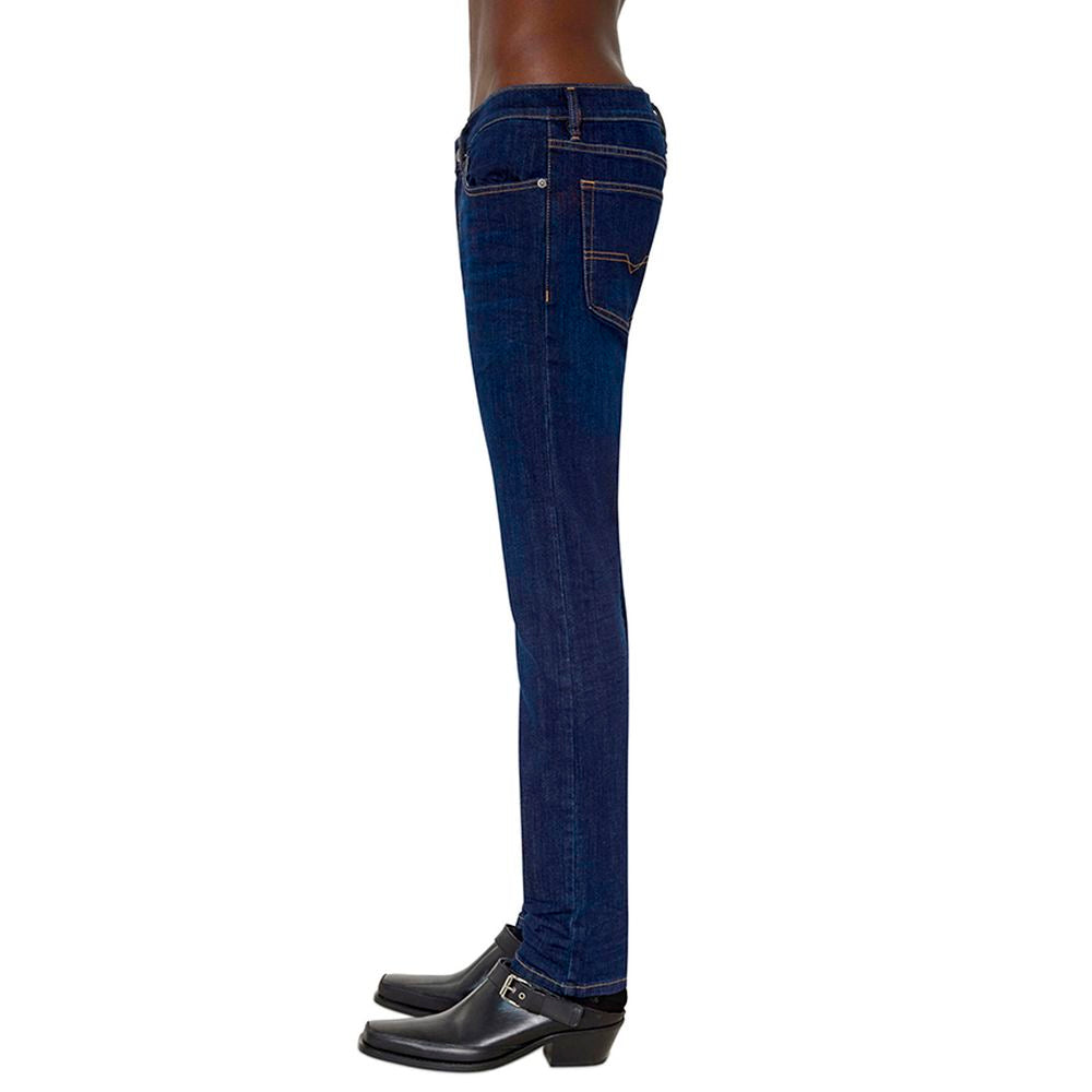 Diesel Blue Cotton Jeans & Pant DI-14074-W27
