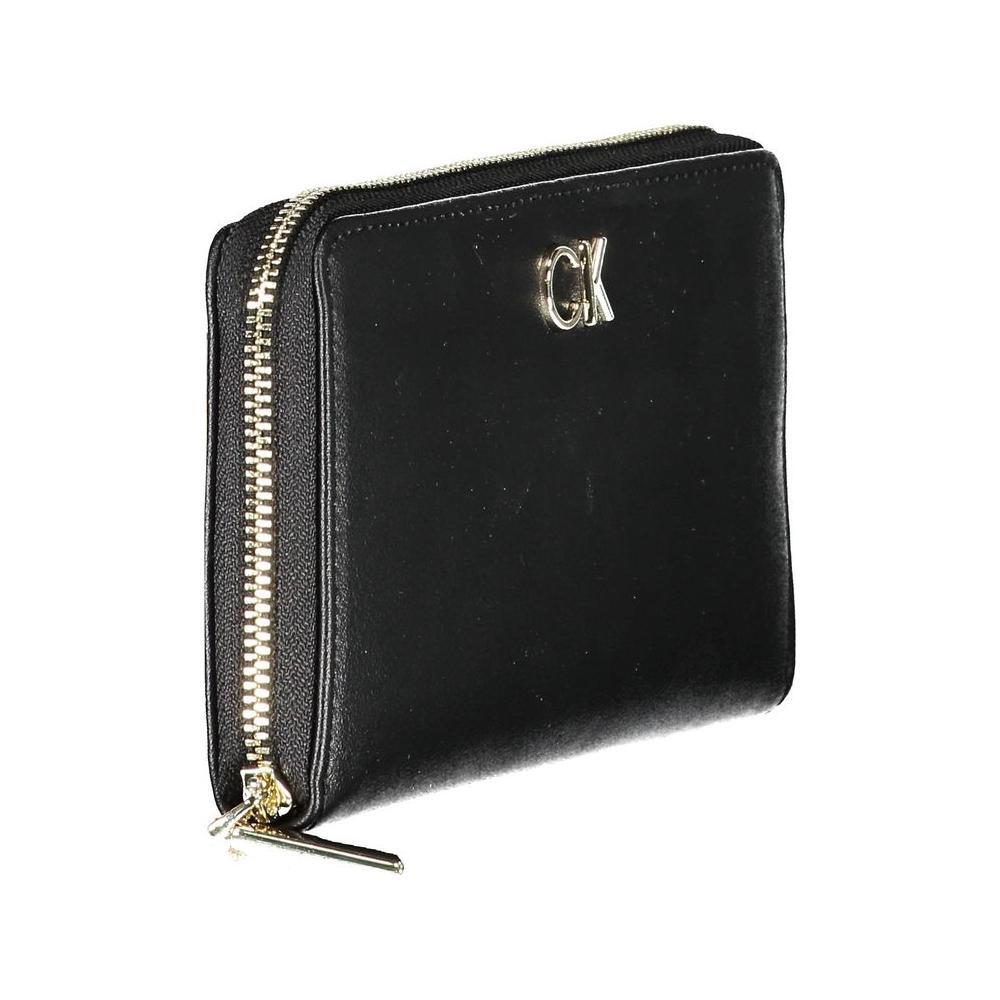Calvin Klein Black Polyethylene Women Wallet CA-10692