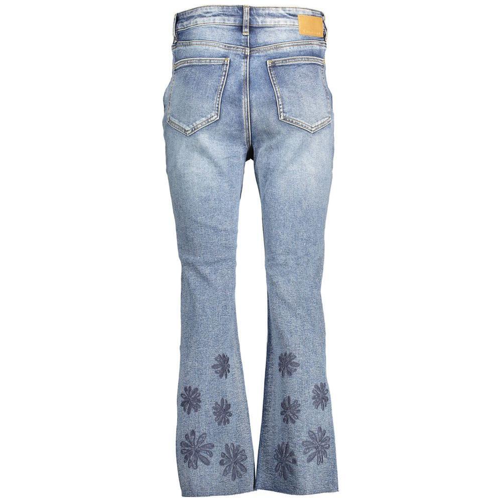 Desigual Blue Cotton Women Jeans DE-14479-IT36|XXS