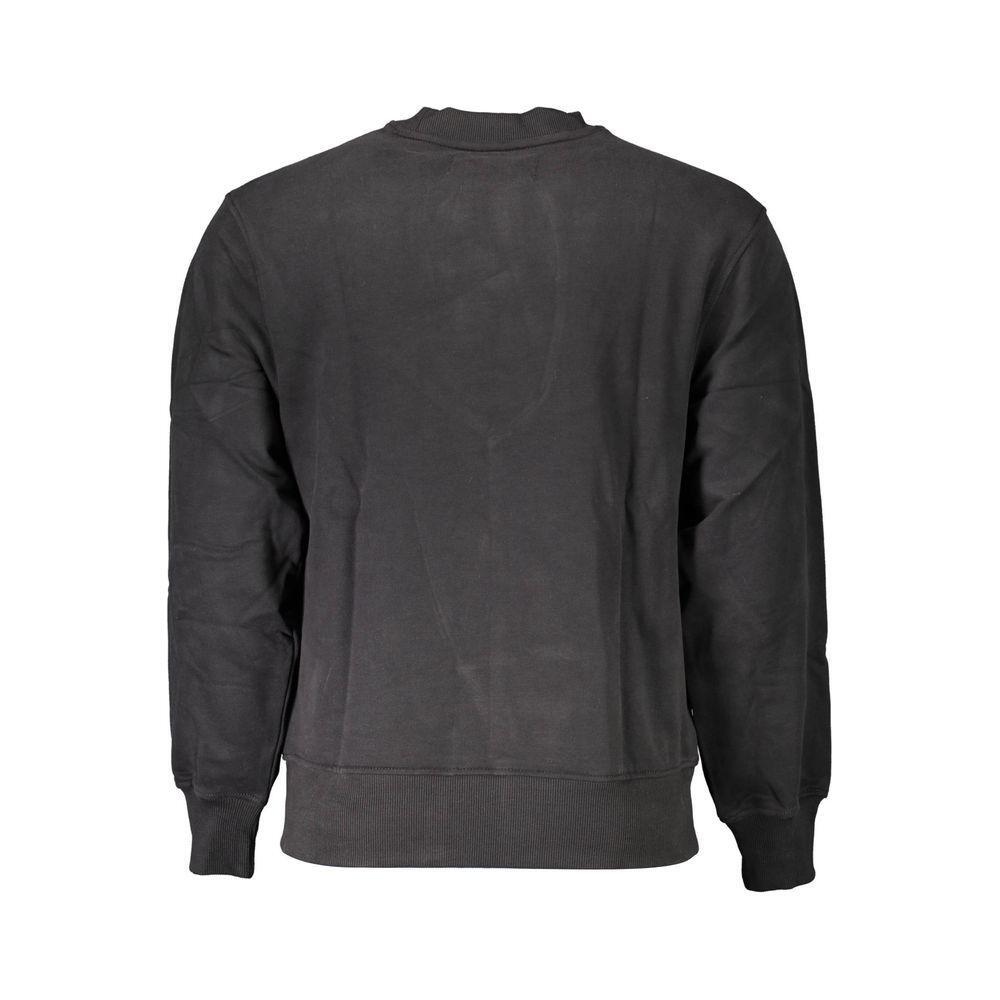 Calvin Klein Black Cotton Men Sweater CA-18032-XL