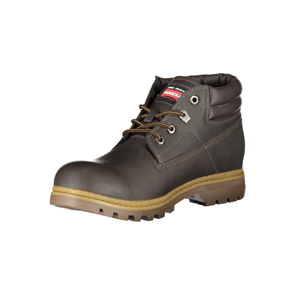 Carrera Contrast Laced Boots with Iconic Logo 1728,67403481248,Boots - Men - Shoes,Brown,Carrera,EU40/US7,EU41/US8,EU42/US9,EU43/US10,EU44/US11,EU45/US12,EU46,Men,Men - Shoes,New with tags,Shoes CA-25364-EU41/US8