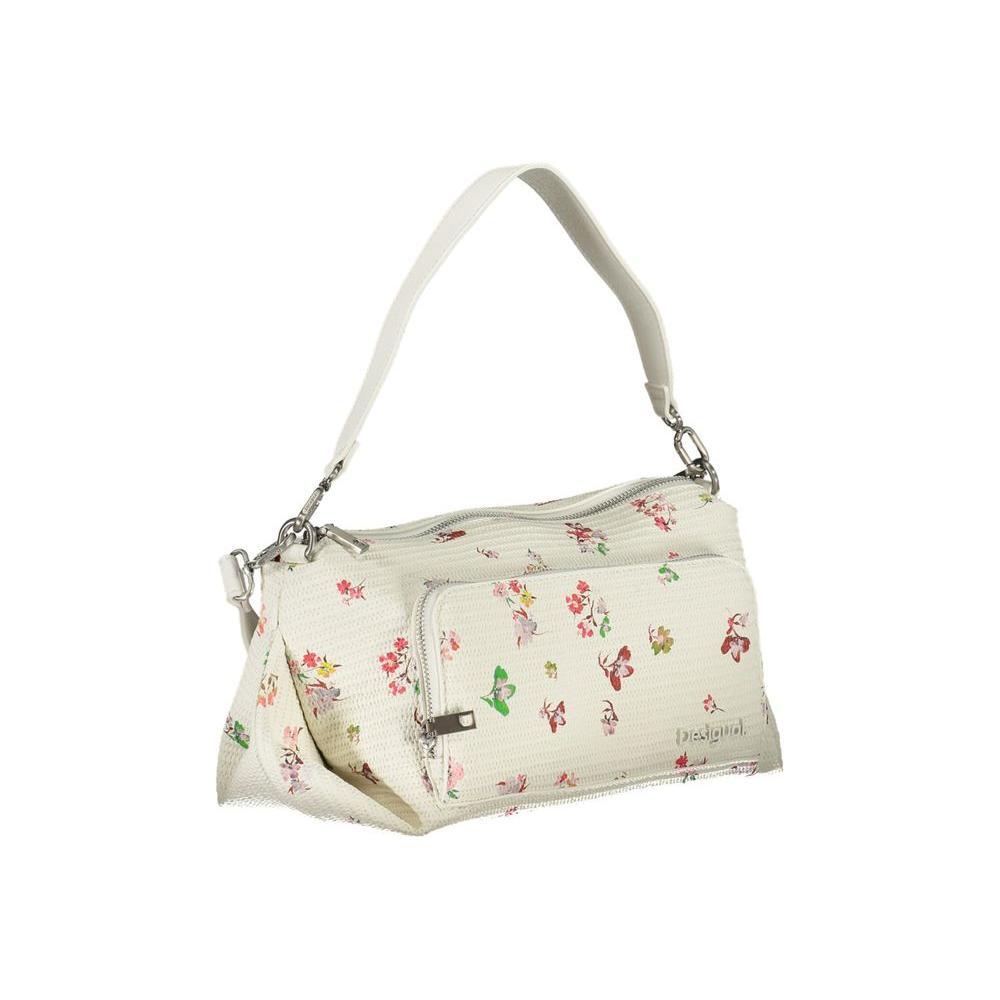 Desigual White Polyethylene Handbag DE-28935