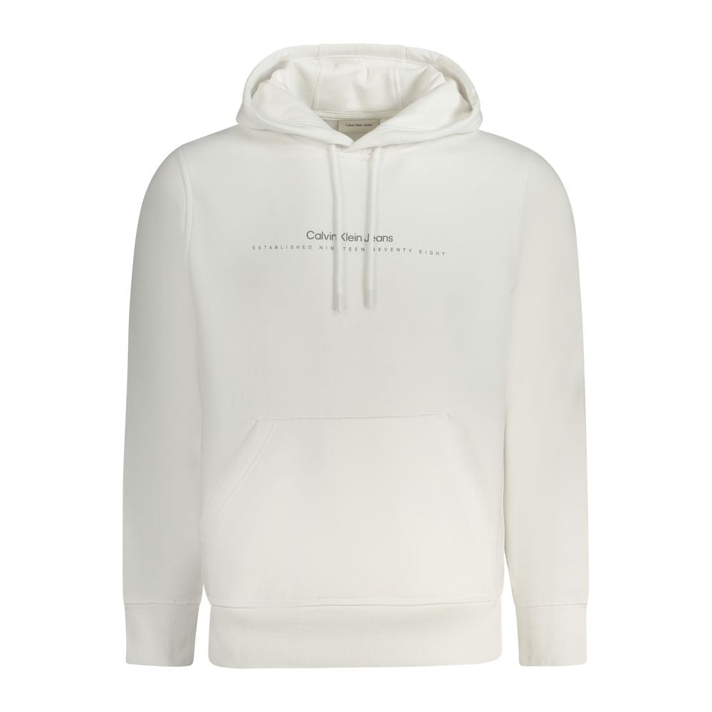 Calvin Klein White Cotton Men Sweater CA-33787-L