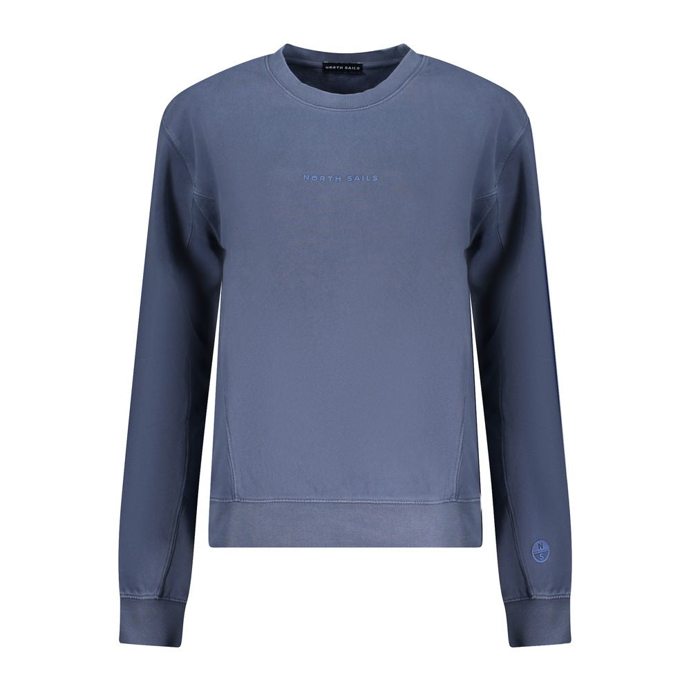 North Sails Blue Cotton Women Sweater NO-35858-XS