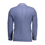 Gant Blue Cotton Men Jacket GA-37614-IT46 | S