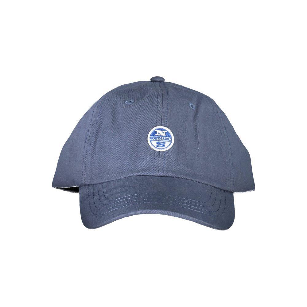 North Sails Blue Cotton Men Cap NO-38103