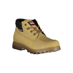 Carrera Beige Lace-Up Boots with Contrast Details CA-25547-EU40/US7