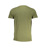 Cavalli Class Green Cotton T-Shirt CA-28588-M