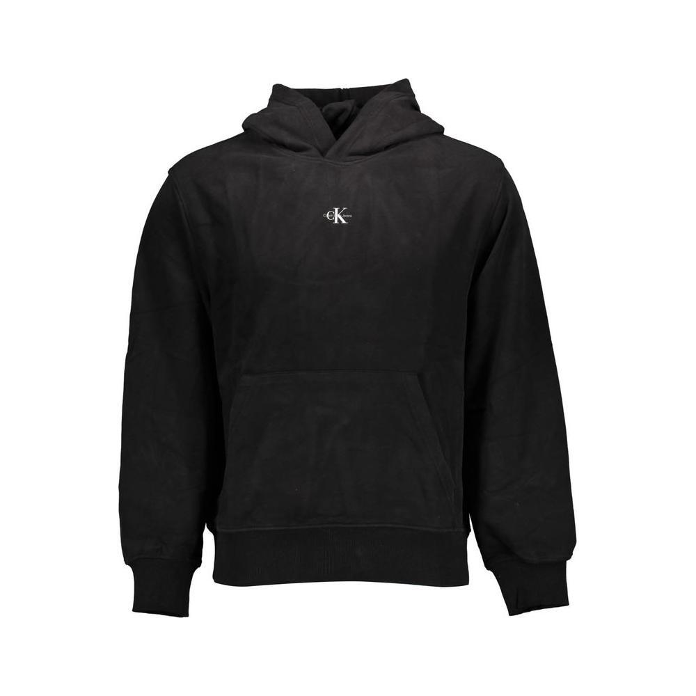 Calvin Klein Black Cotton Men Sweater CA-36853-XL