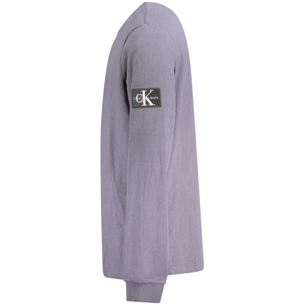 Calvin Klein Blue Cotton Men Sweater CA-33806-S