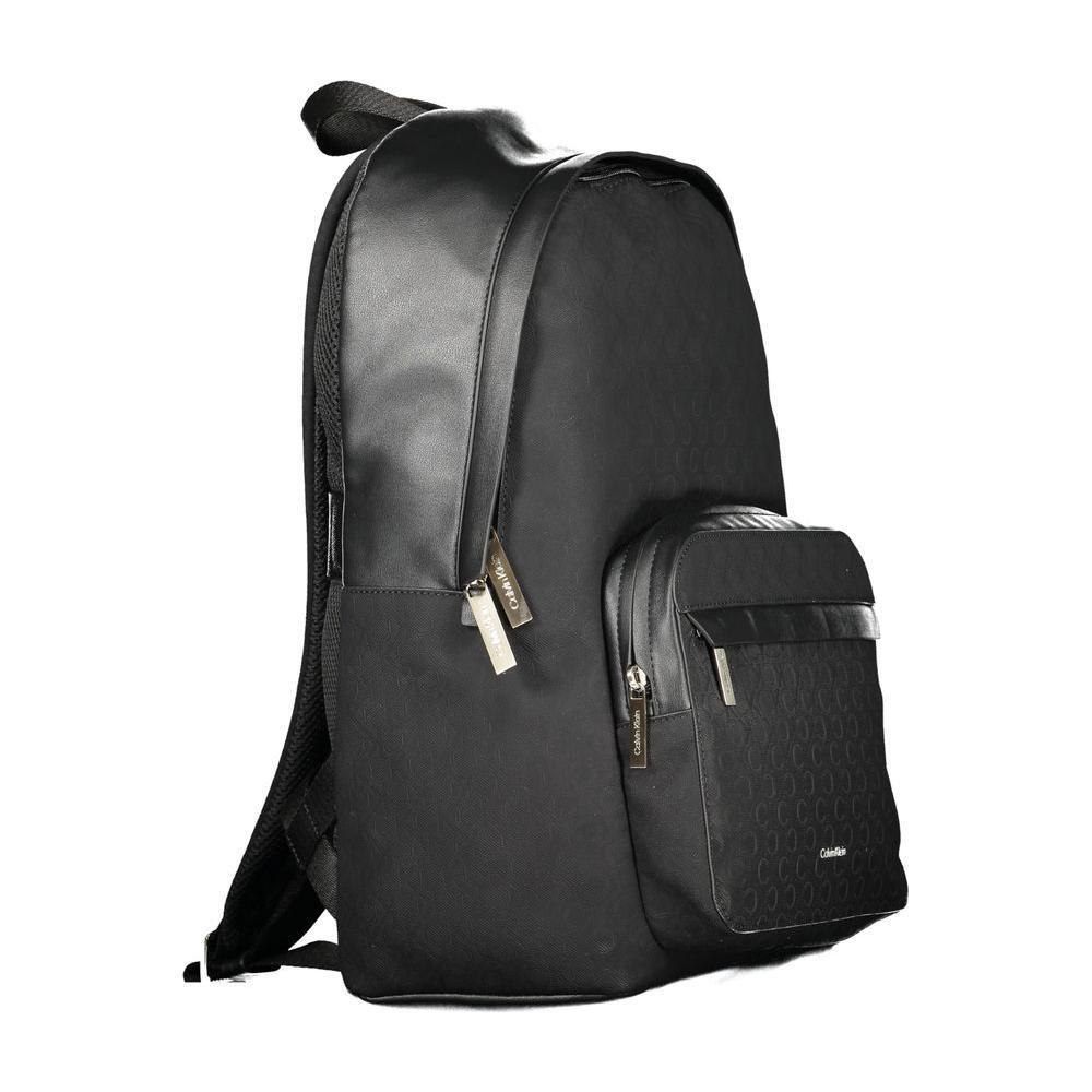 Calvin Klein Black Polyester Men Backpack CA-36304