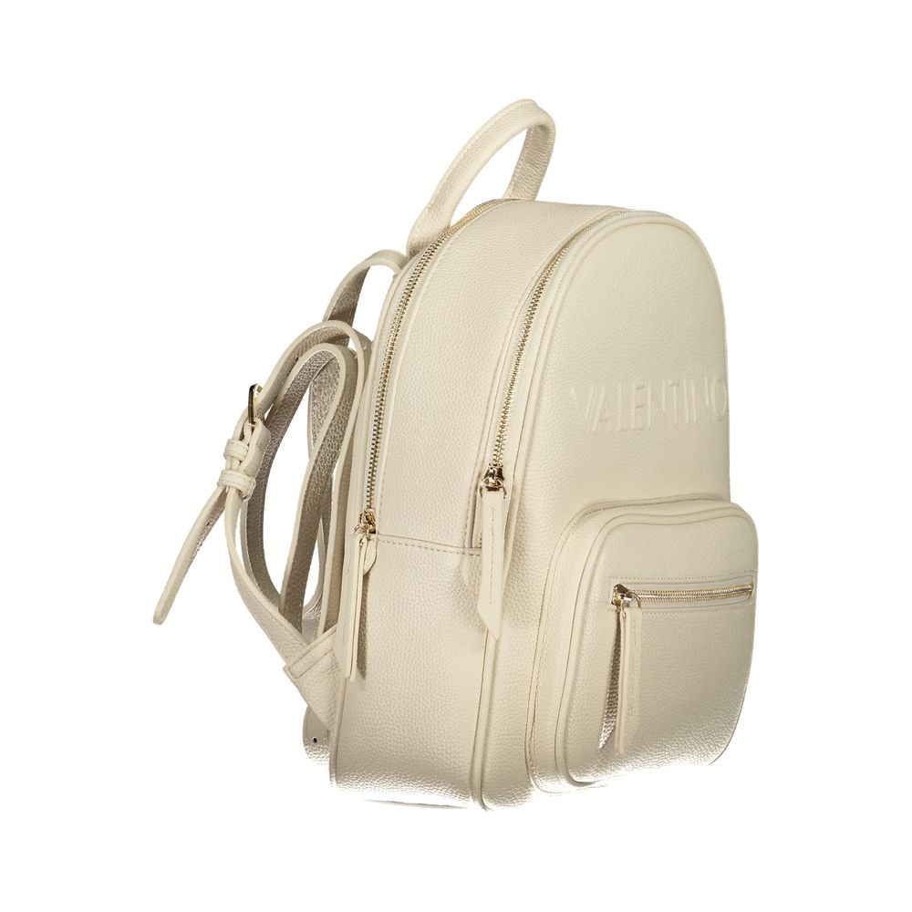 Mario Valentino Beige Polyethylene Backpack