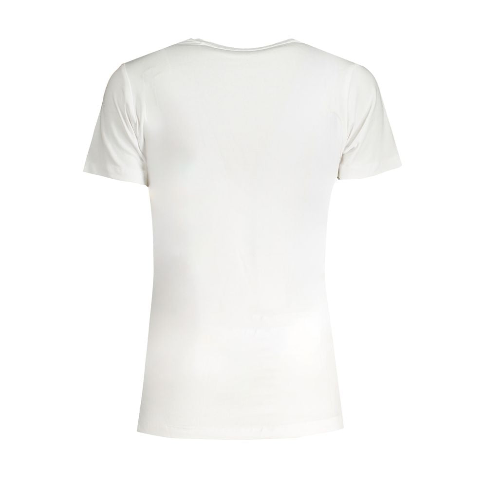 Pepe Jeans White Cotton Tops & T-Shirt 1728,67403481248,Clothing,L,M,New with tags,Pepe Jeans,S,Tops & T-Shirts - Women - Clothing,White,Women,Women - Clothing,XL,XS PE-31354-XS