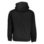 Calvin Klein Sleek Fleece Hooded Sweatshirt in Black CA-26227-XL
