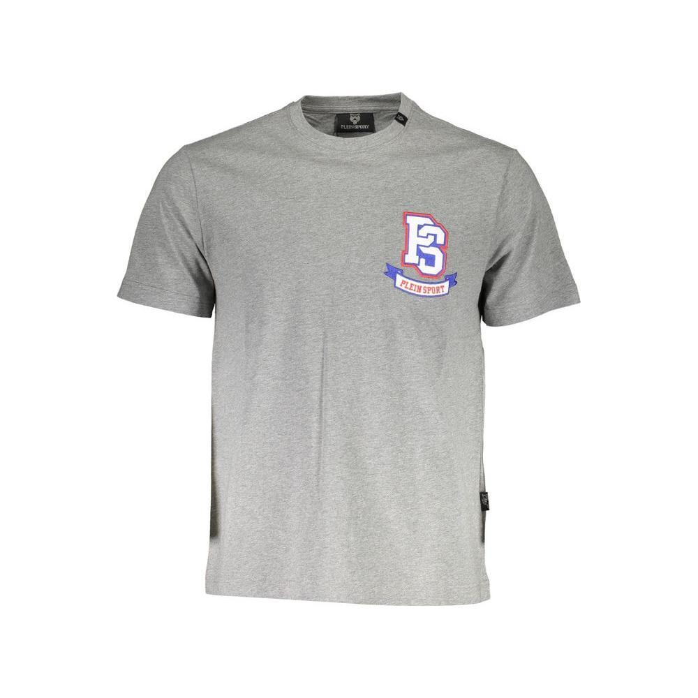 Plein Sport Brown Cotton Men T-Shirt PL-10230-S