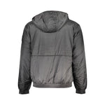 Calvin Klein Sleek Black Hooded Jacket with Contrast Detail CA-26374-S