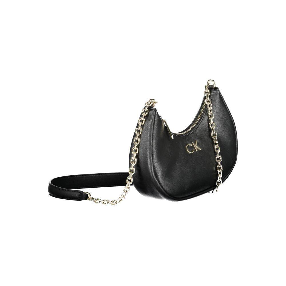 Calvin Klein Black Polyester Women Handbag CA-14081