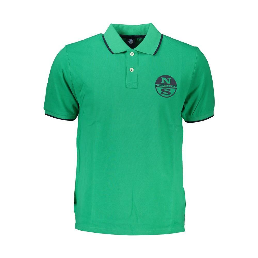 North Sails Green Cotton Polo Shirt NO-27272-S
