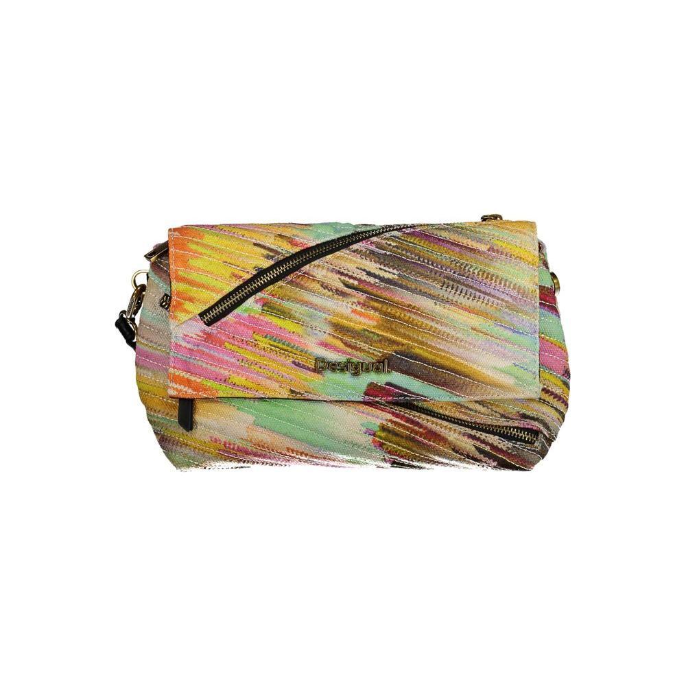 Desigual Yellow Polyester Handbag DE-28055
