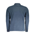 La Martina Blue Cotton Men Polo Shirt LA-37337-L
