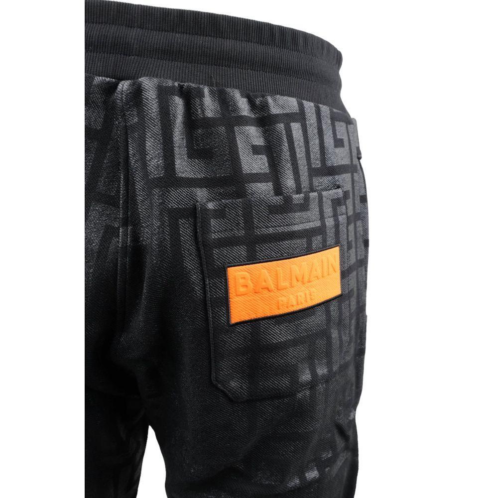 Balmain Black Cotton Jeans & Pant BA-15493-M
