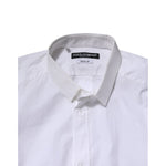 Dolce & Gabbana White Cotton GOLD Long Sleeves Formal Shirt TSH906844-40