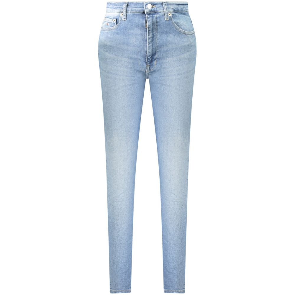 Tommy Hilfiger Blue Cotton Women Jeans TO-36233-W25 | L32