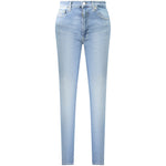 Tommy Hilfiger Blue Cotton Women Jeans TO-36233-W25 | L32