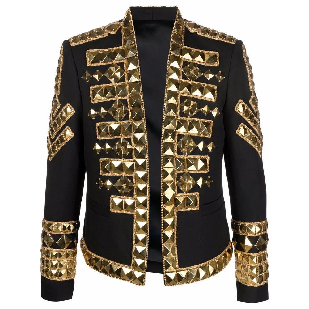Balmain Black Acetate Men's Blazer BA-15509-IT50 | L
