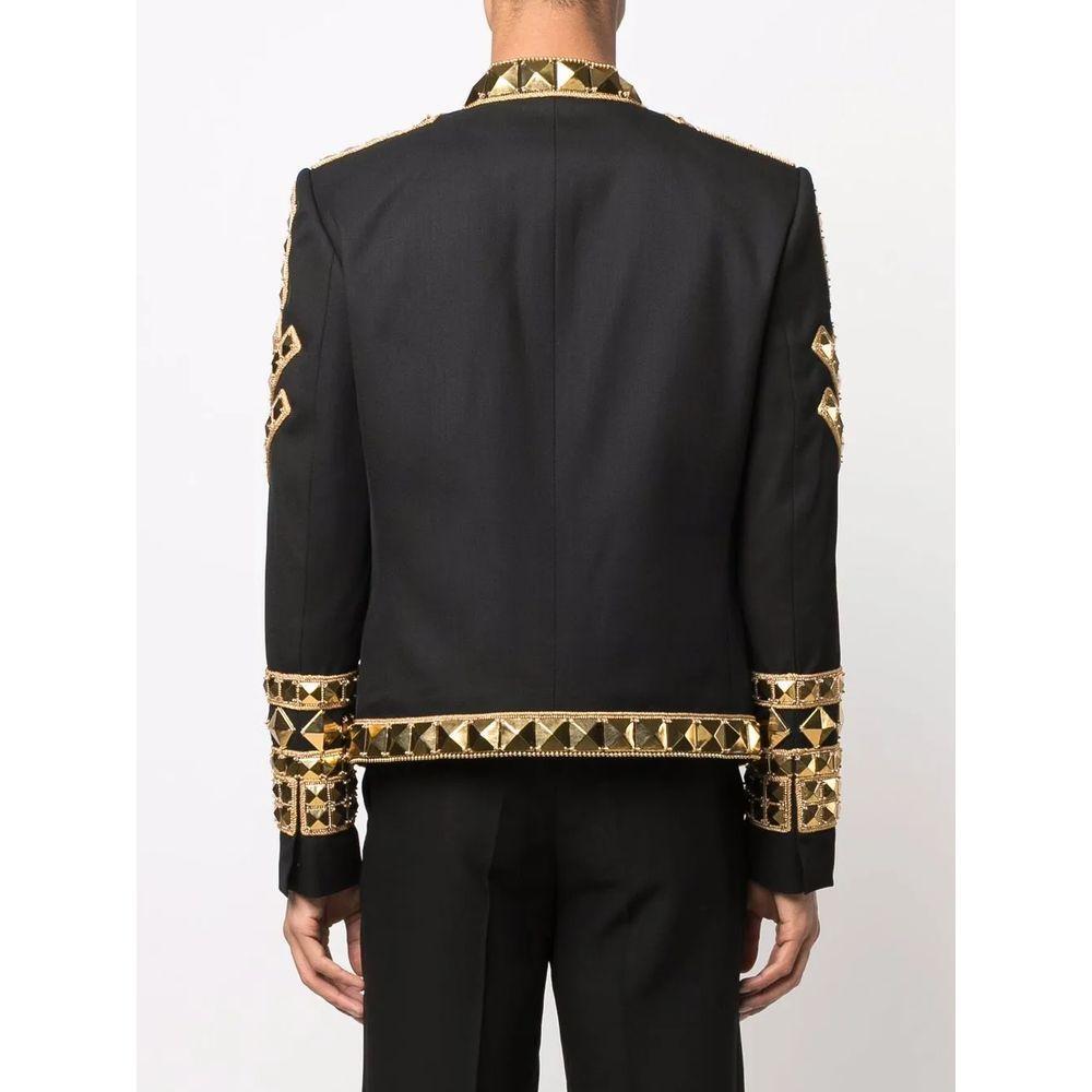 Balmain Black Acetate Men's Blazer BA-15509-IT50 | L