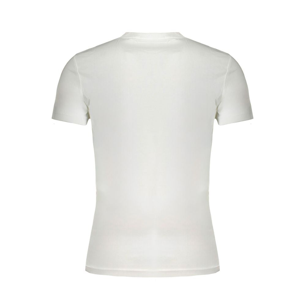 Calvin Klein White Cotton T-Shirt CA-31337-XL