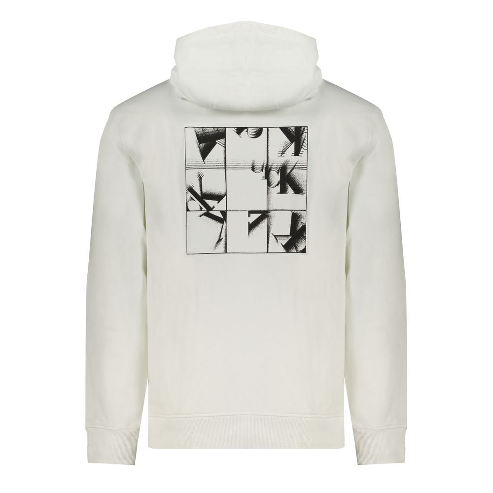 Calvin Klein White Cotton Sweater CA-31410-L