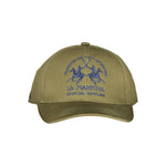 La Martina Green Cotton Men Cap LA-13275
