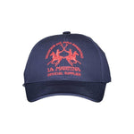 La Martina Blue Cotton Men Cap LA-38069