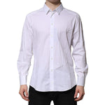 Dolce & Gabbana White GOLD Long Sleeves Dress Formal Shirt TSH906874-40
