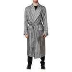 Dolce & Gabbana Multicolor Floral Robe Coat Wrap Jacket JKT41452-44