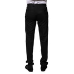 Dolce & Gabbana Black Wool Formal Dress Pants PAN75332-44
