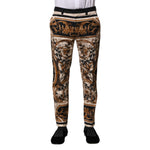 Dolce & Gabbana Multicolor Floral Print Dress Pants PAN76441-46